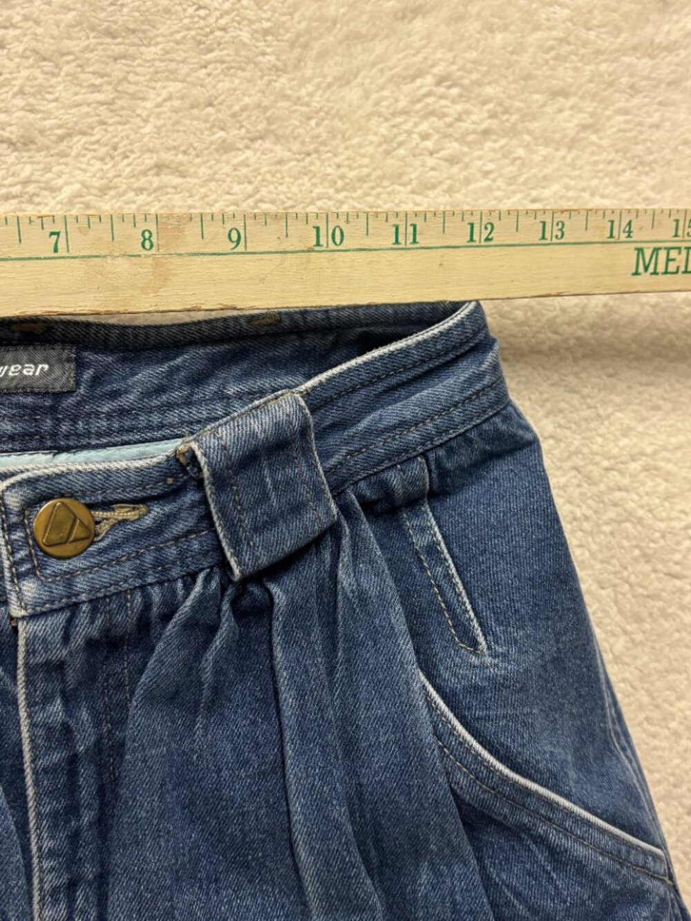 VTG LizWear Jeans Womens 8 Pleated Mom Jeans Liz Claiborne - Picture 6 of 10